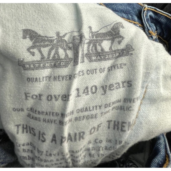 Men's Levis 505 Slim Fit‎ Straight Leg Jeans Tag Size 32x32 - Picture 5 of 8